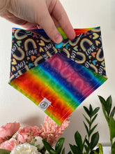 Charger l'image dans la galerie, Preloved Love/Rainbow Bandana (12”)
