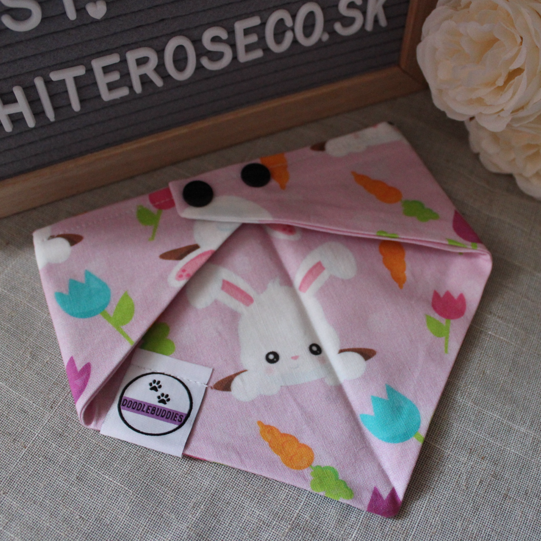 Preloved Easter Bunny Bandana (12.5-14.5”)