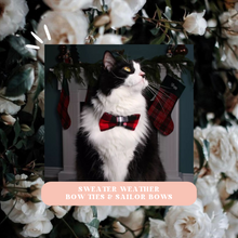 Load image into Gallery viewer, Sweater Weather Bow Ties &amp; Sailor Bows
