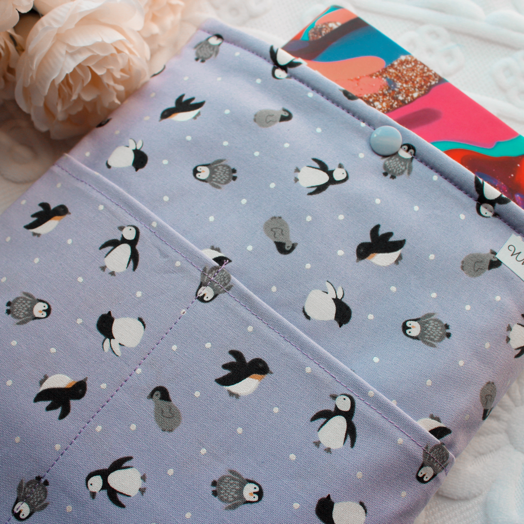 Penguin Paradise Book Sleeve (Medium)