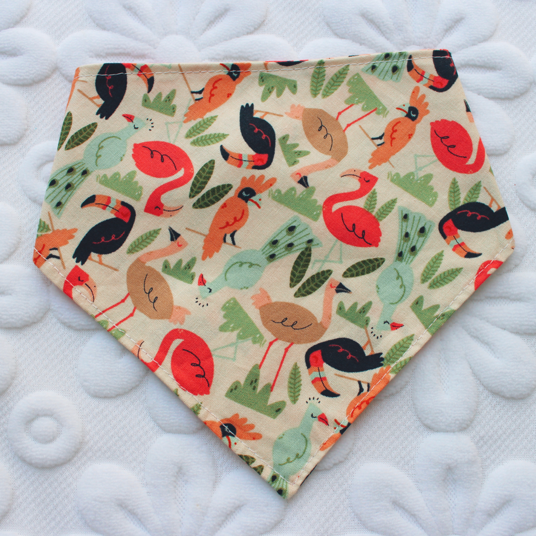 Preloved Tropical Birds Bandana (12.5