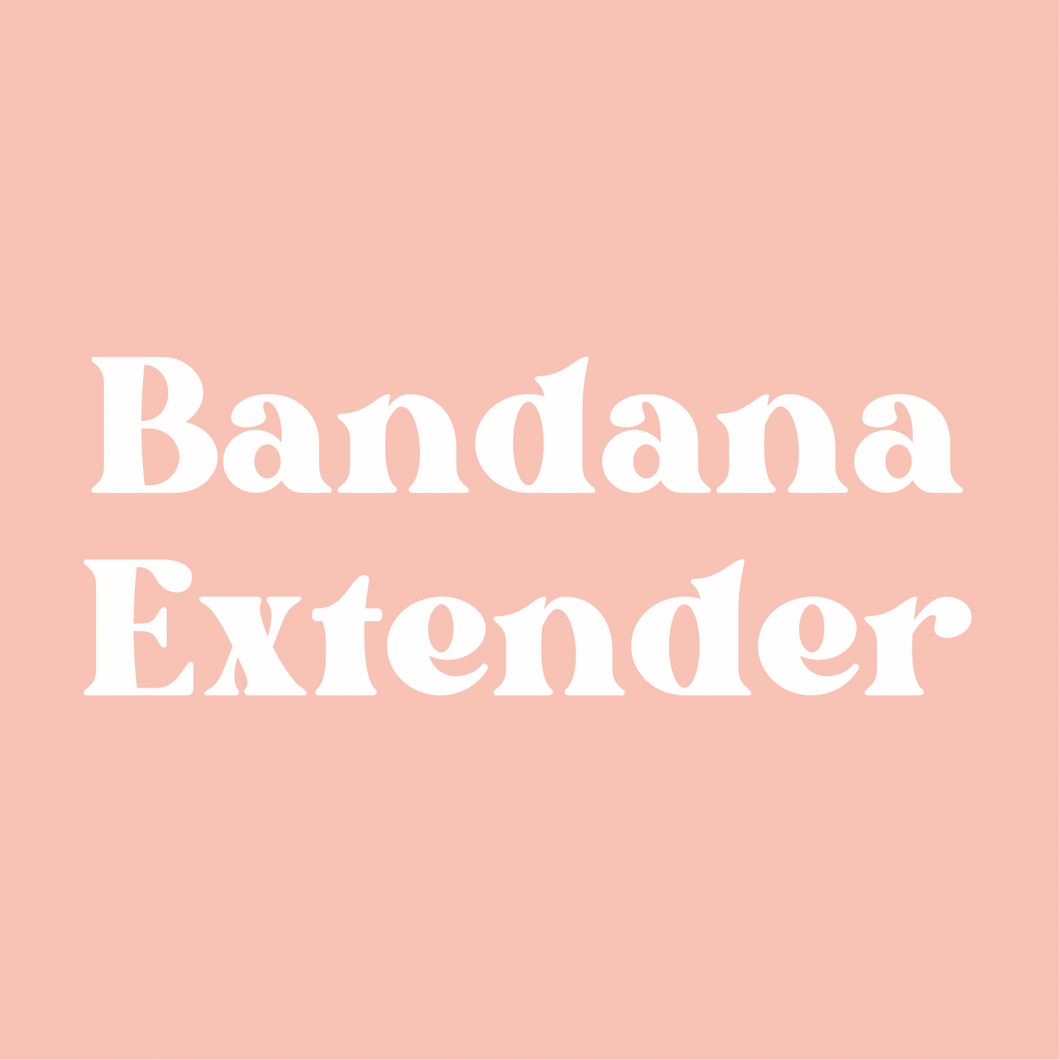 Bandana Extender